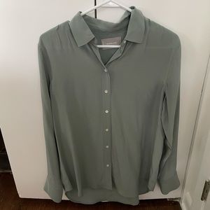 Everlane silk button down